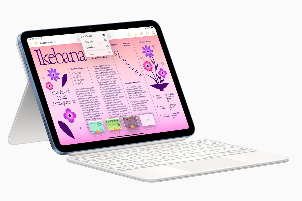 New 2022 iPad design