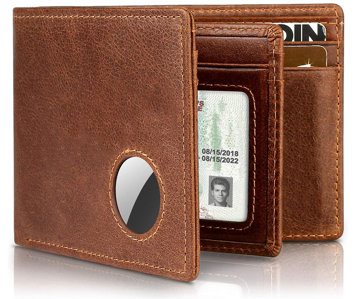 Artpaxy Wallet with AirTag Holder