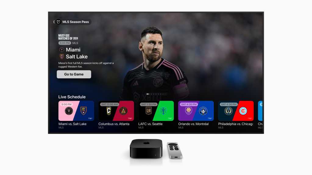 MLS Season Pass 2024 Apple TV