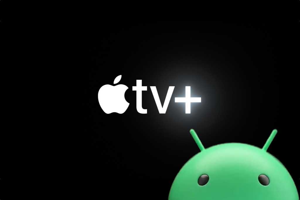 Apple TV Plus och en Android-logo