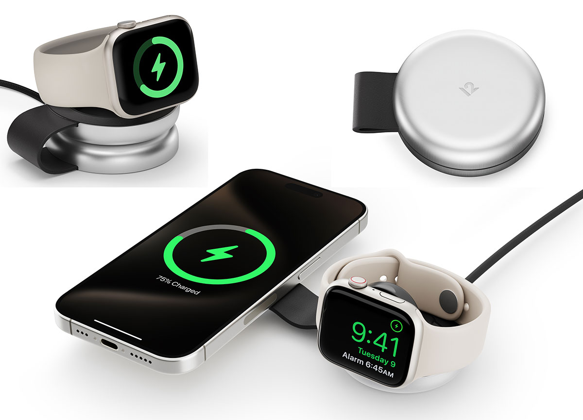 Twelve South ButterFly 2-in-1 MagSafe Charger – Best portable 2-in-1 Apple Watch charger