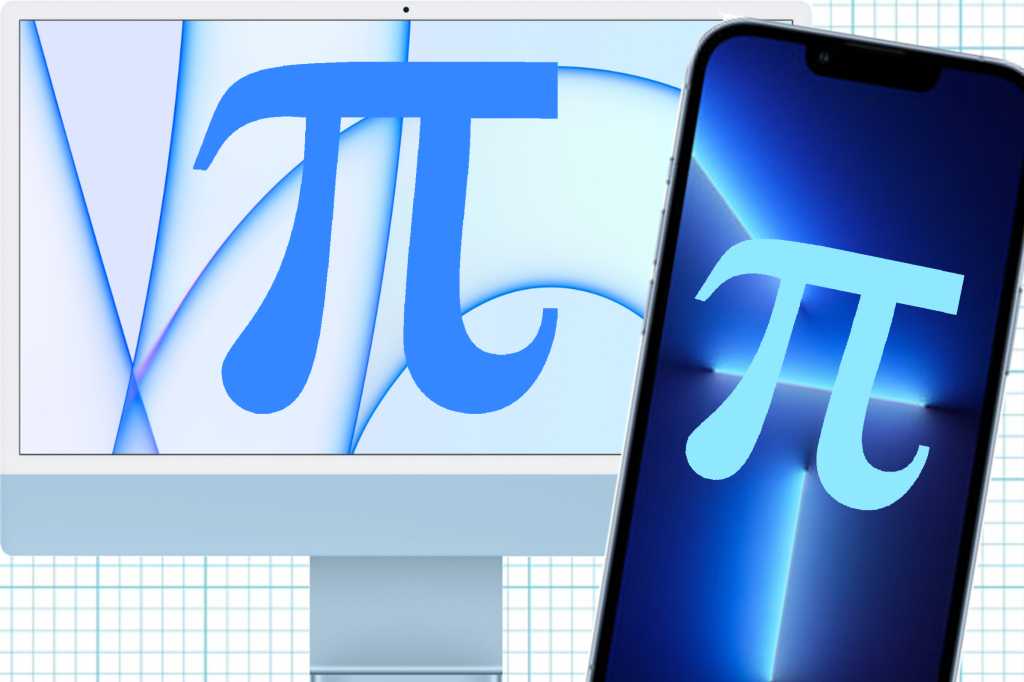 Mac iPhone Pi symbol
