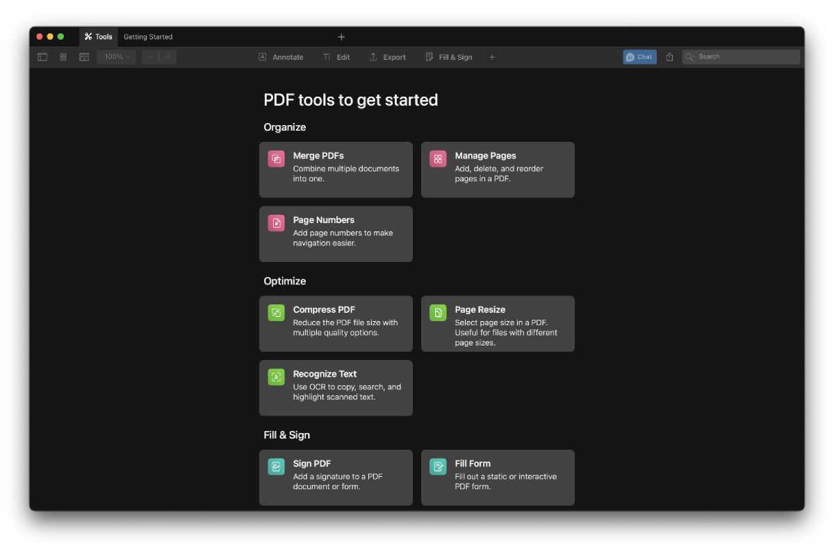 PDF Expert Tools