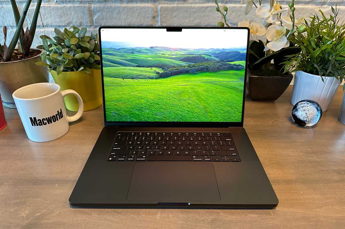 space black macbook pro