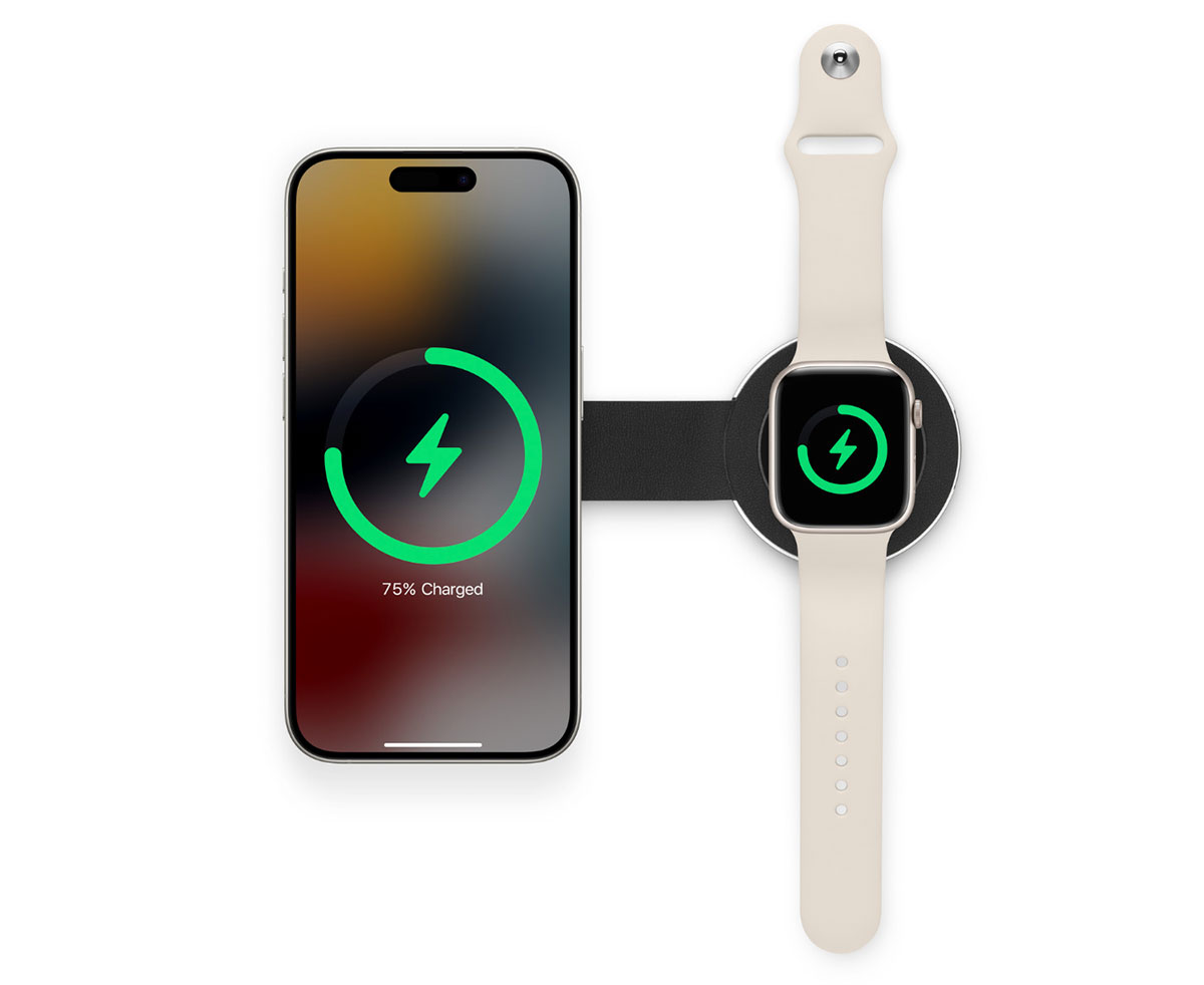 Twelve South ButterFly 2-in-1 MagSafe Charger – Best 2-in-1 Apple Watch travel charger