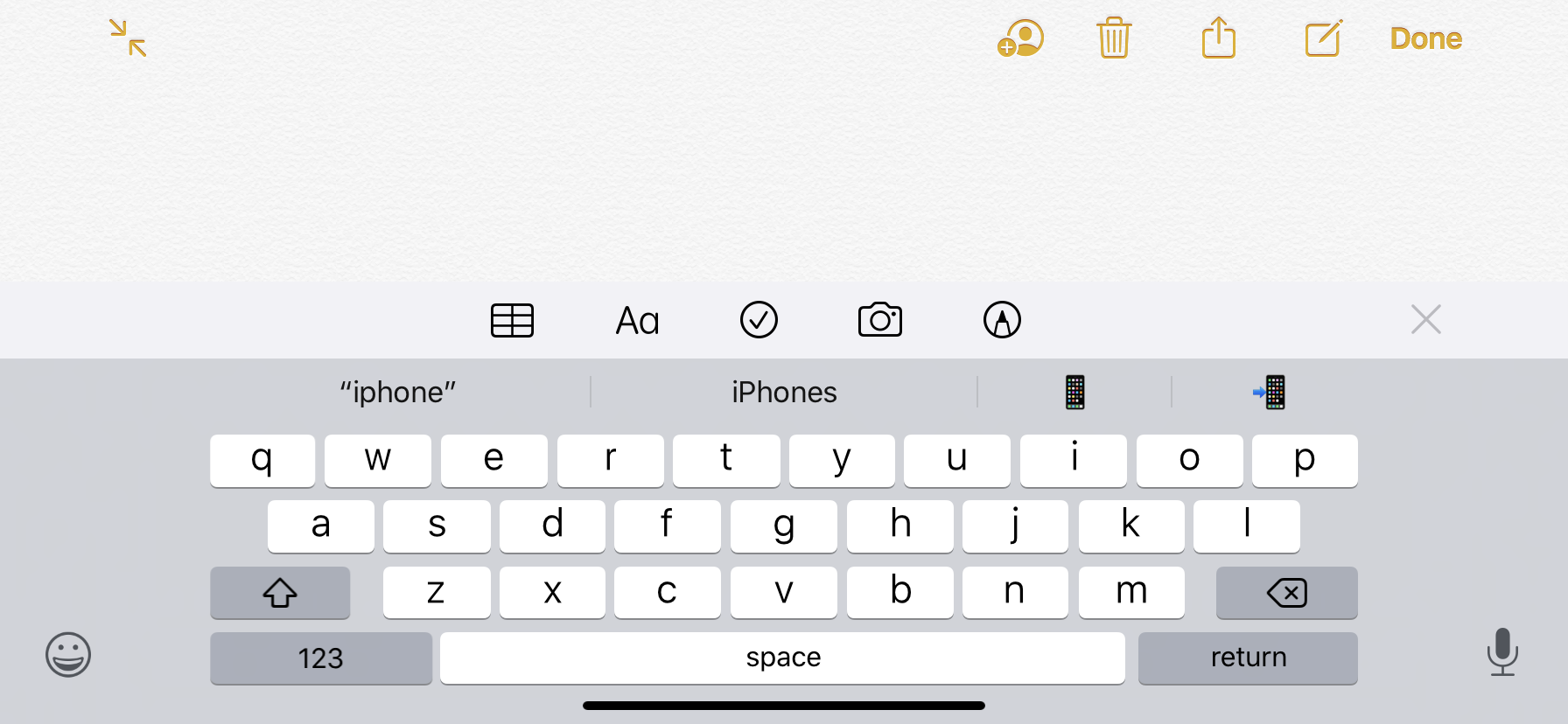 Get bigger keyboard iPhone
