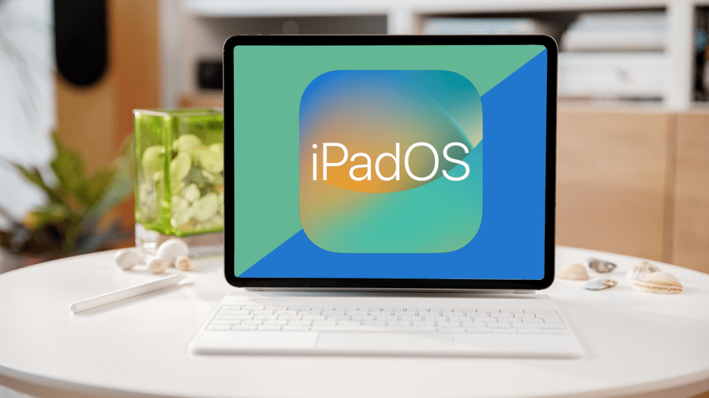 Logo de iPadOS en iPad Pro (2021)