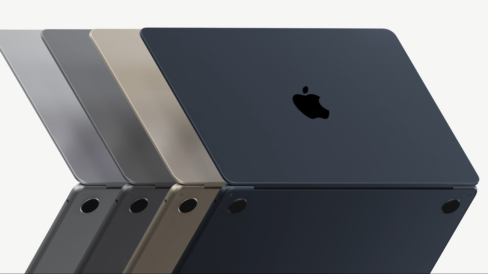 MacBook Air 2022 four different colours